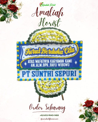 Papan Bunga Duka di Karang Kidul
